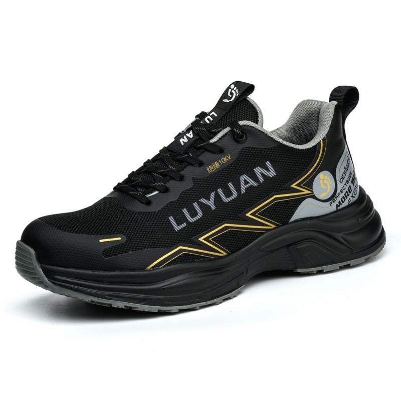 Sale Of New Anti-Smash Anti-Puncture Wear Protective Shoes Steel Toe Wear-Resistant Non-Slip Leisure Comfortable And Safe - Image 4
